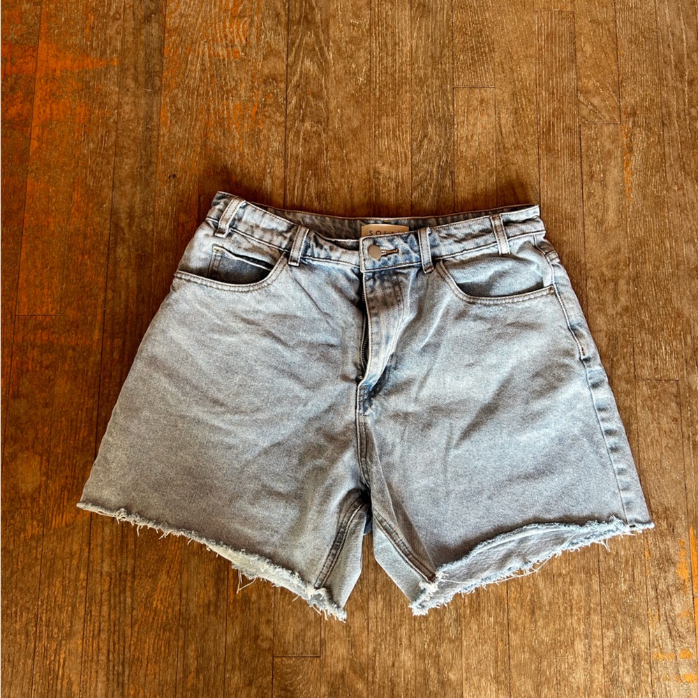 Solai the label - Jenny Washed Denim Shorts